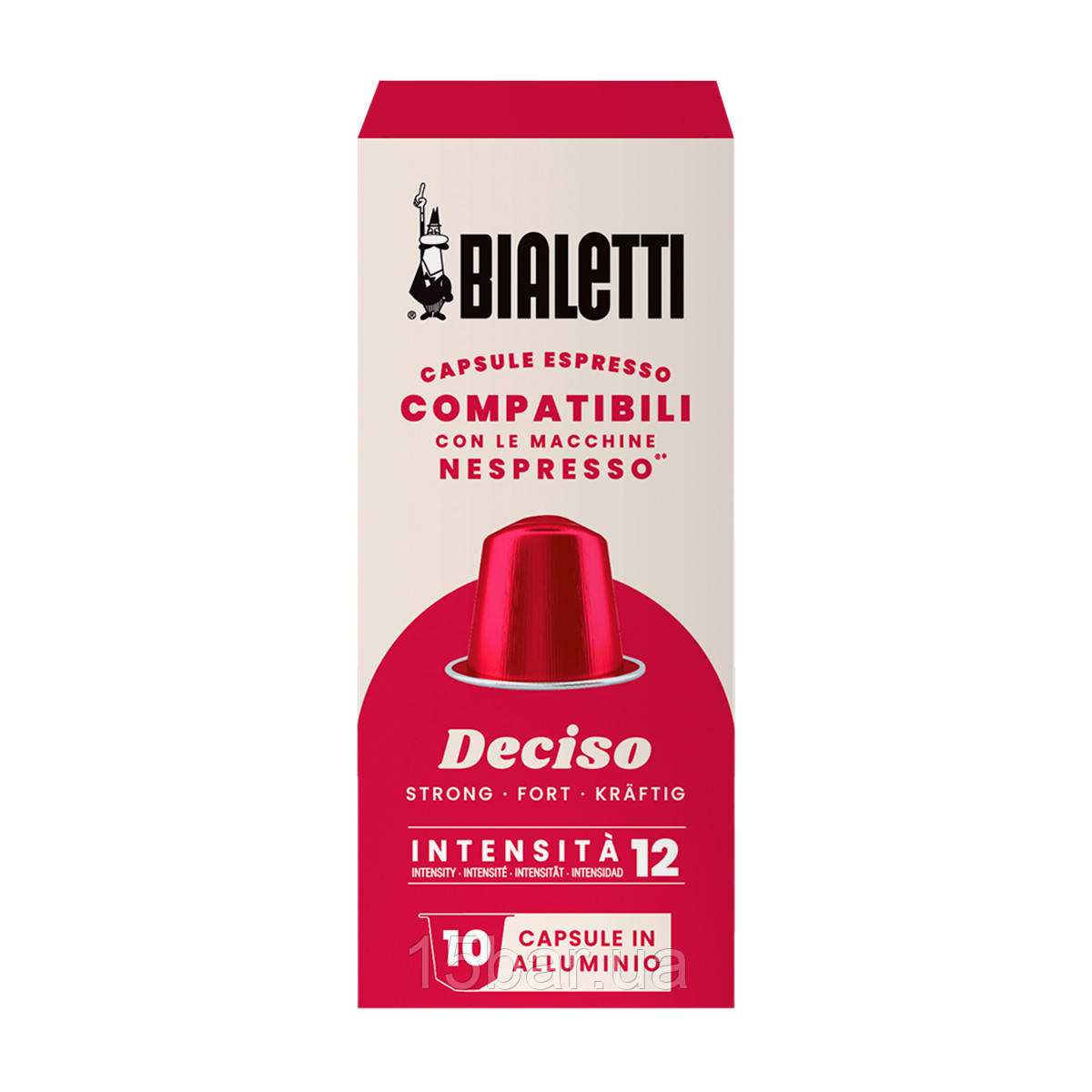 Кава у капсулах Bialetti Nespresso Deciso