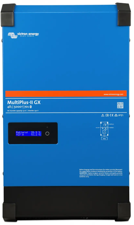 Гібридний інвертор Victron ENERGY MultiPlus-II GX 48V 5000W 70-50А з монітором