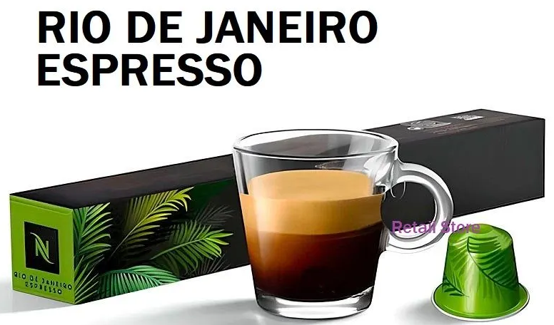 Кава в капсулах Nespresso Rio de Janeiro limited Edition Тубус 10 капсул