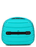 Кейс(ручна поклажа) BC поліпропілен бірюза 36х32х17/16л/1.1кг/Snowball, фото 3