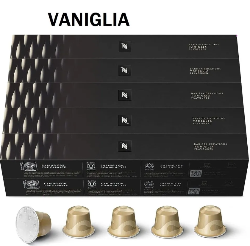 Кава в капсулах Nespresso Vaniglia — Кава в капсулах Неспресо (тубус 10 капсул), фото 1