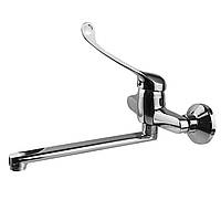 Змішувач на кухню Globus Lux CLINIC GLS-1044 ліктьовий латунь