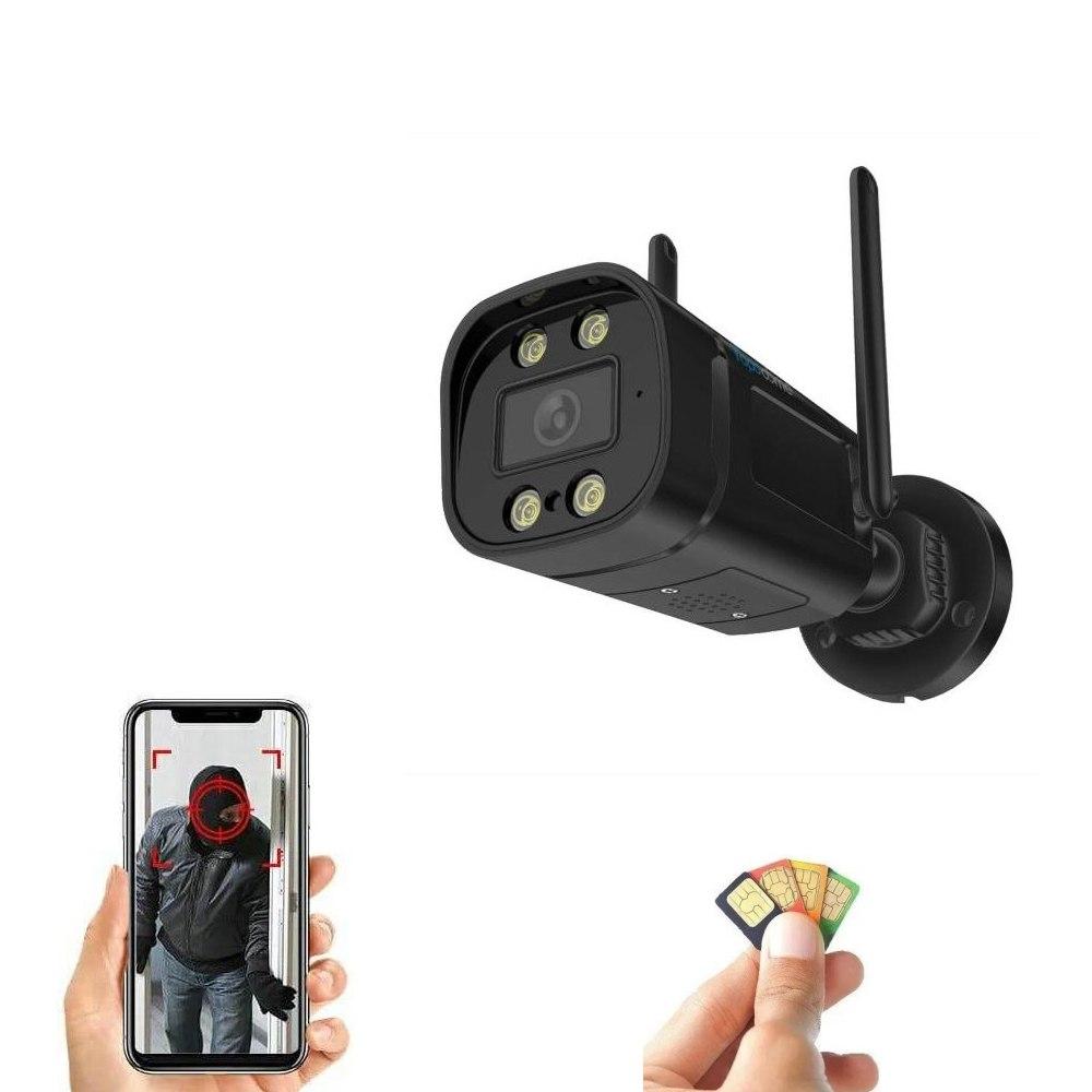 Вулична 3G/4G IP камера спостереження Topomome B18G 5MP. CamHi Pro