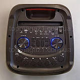 Музична колонка-Bluetooth 500 Вт переносна акумуляторна система (10 годин автономної роботи) на 12 кг, фото 4