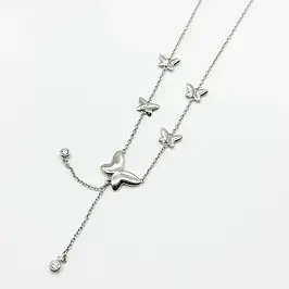 Срібні кольє з Swarovski Zirconia