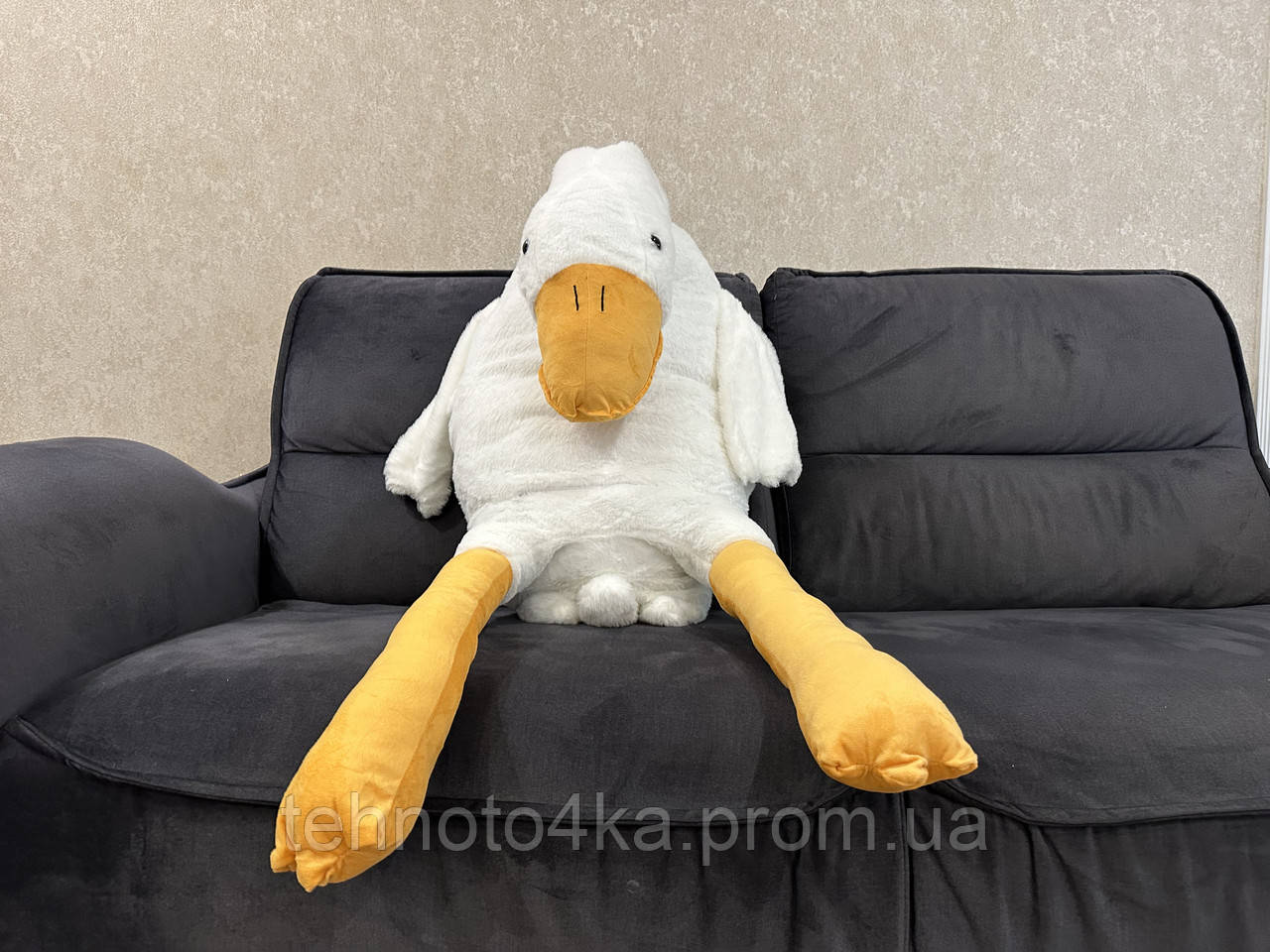 М'яка іграшка гусак обіймуся 110 см