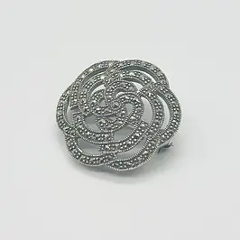 Срібні брошки з оксидуванням