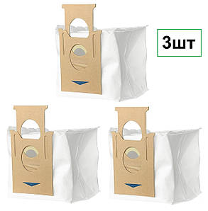 Мішки для сміття для бази робота пилососа Ecovacs Deebot N8 Plus ( DLN26 ) N10 Plus ( DLN 41 ) T8 Plus ( DLX11-54 ) T9 Plus /3 шт.