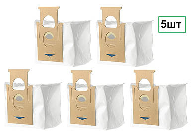 Мішки для сміття для бази робота пилососа Ecovacs Deebot N8 Plus ( DLN26 ) N10 Plus ( DLN 41 ) T8 Plus ( DLX11-54 ) T9 Plus /5 шт.