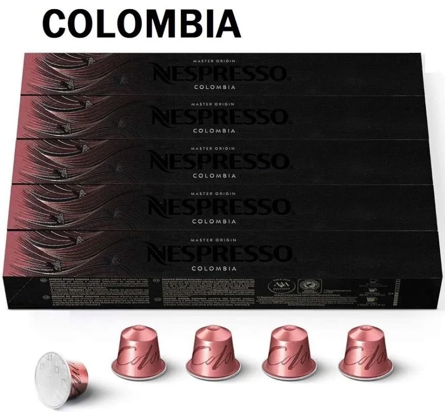 Кава в капсулах Nespresso Colombia — Кава в капсулах Неспресо (тубус 10 капсул)