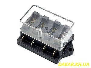 БПР4 Корпус запобіжників Євро на 4