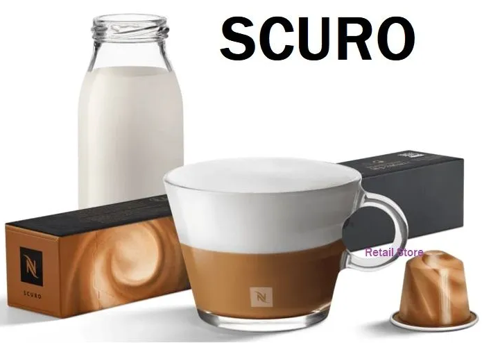 Кава в капсулах Nespresso SCURO — Кава в капсулах Неспресо (тубус 10 капсул)