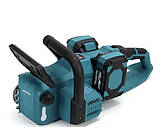 Акумуляторна ланцюгова пила Makita DUC355Z PRO 36V/6AP (Шіна 40 см., Кейс, 2 АКБ, ЗП), фото 4