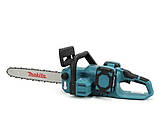 Акумуляторна ланцюгова пила Makita DUC355Z PRO 36V/6AP (Шіна 40 см., Кейс, 2 АКБ, ЗП), фото 3