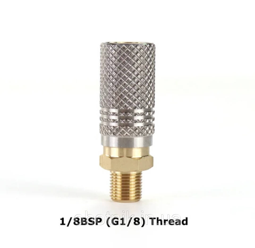 Foster long швидкознімний перехідник для заправного штуцера із зовнішнім нарізним з'єднанням, фото 1