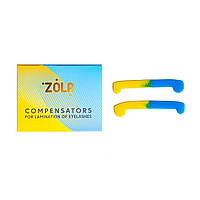 Компенсатори для ламінування вій ZOLA жовто-блакитні
