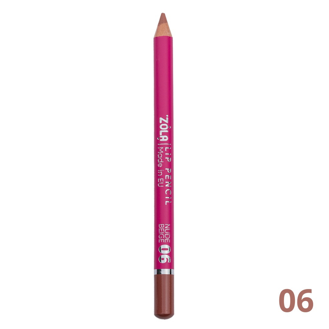 Олівець для губ ZOLA Lip Pencil 06 Nude Beige