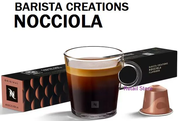 Кава в капсулах Nespresso Nocciola — Кава в капсулах Неспресо (тубус 10 капсул)