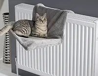 Підвісний лежак гамак для котів на батарею, балкон, місце для кота