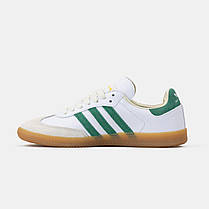 Кросівки Adidas Samba Sporty & Rich White Green / Адидас Самба Спорті енд Річ Білі з Зеленим, фото 4