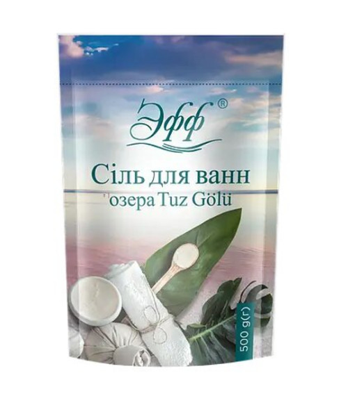Сіль для ванн ЭФФ з озера "Туз", 500г (4820017663274)