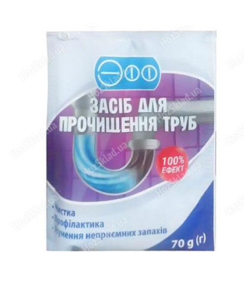 Засіб для догляду за каналізаційними трубами "ЭФФ" 70г (4820017663533)