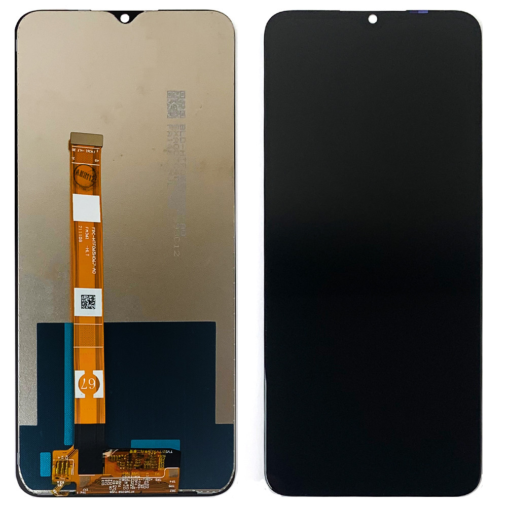 Дисплей (екран) Realme C11 2020, C12 C15 Narzo 30A з тачскріном (FPC-HTF065H067-A0), фото 1