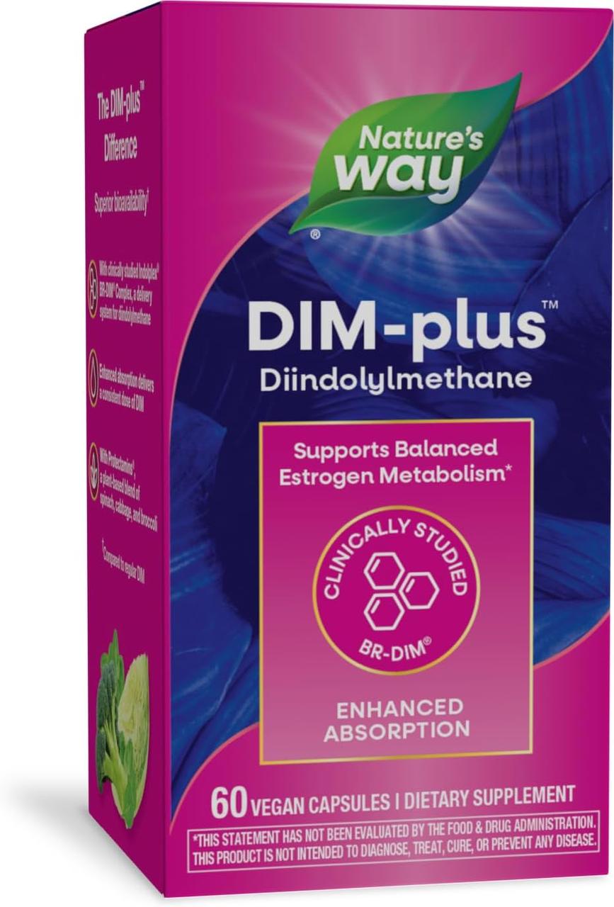 Nature's Way DIM-plus Estrogen Metabolism 60 капсул