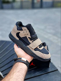 Чоловічі Кросівки Travis Scott x Jordan Cut The Check / Тревіс Скотт Джордан Кат Зе Чек Коричневі з Чорним