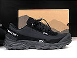 Чоловічі кросівки Salomon Soft Shell термо молодіжні осінні чорні, фото 4