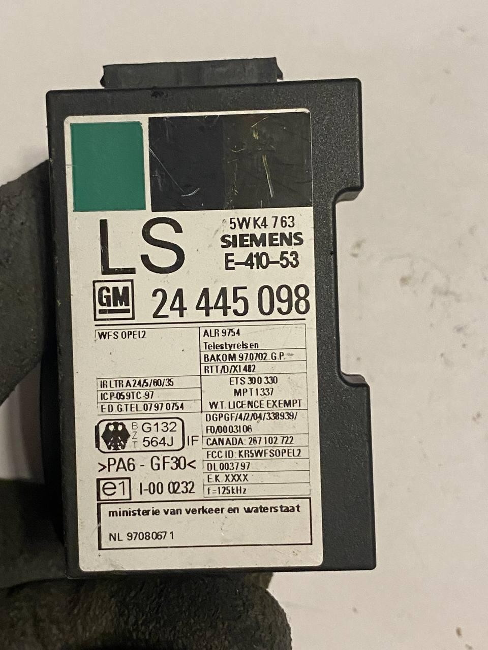 Замок запалювання Siemens GM 24 445 098 / 24445098 / 5WK4763