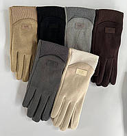 Жіночі сенсорні кольорові рукавички пальто/тонкий фліс (гуртом)