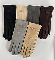 Жіночі сенсорні кольорові рукавички пальто/тонкий фліс (гуртом)