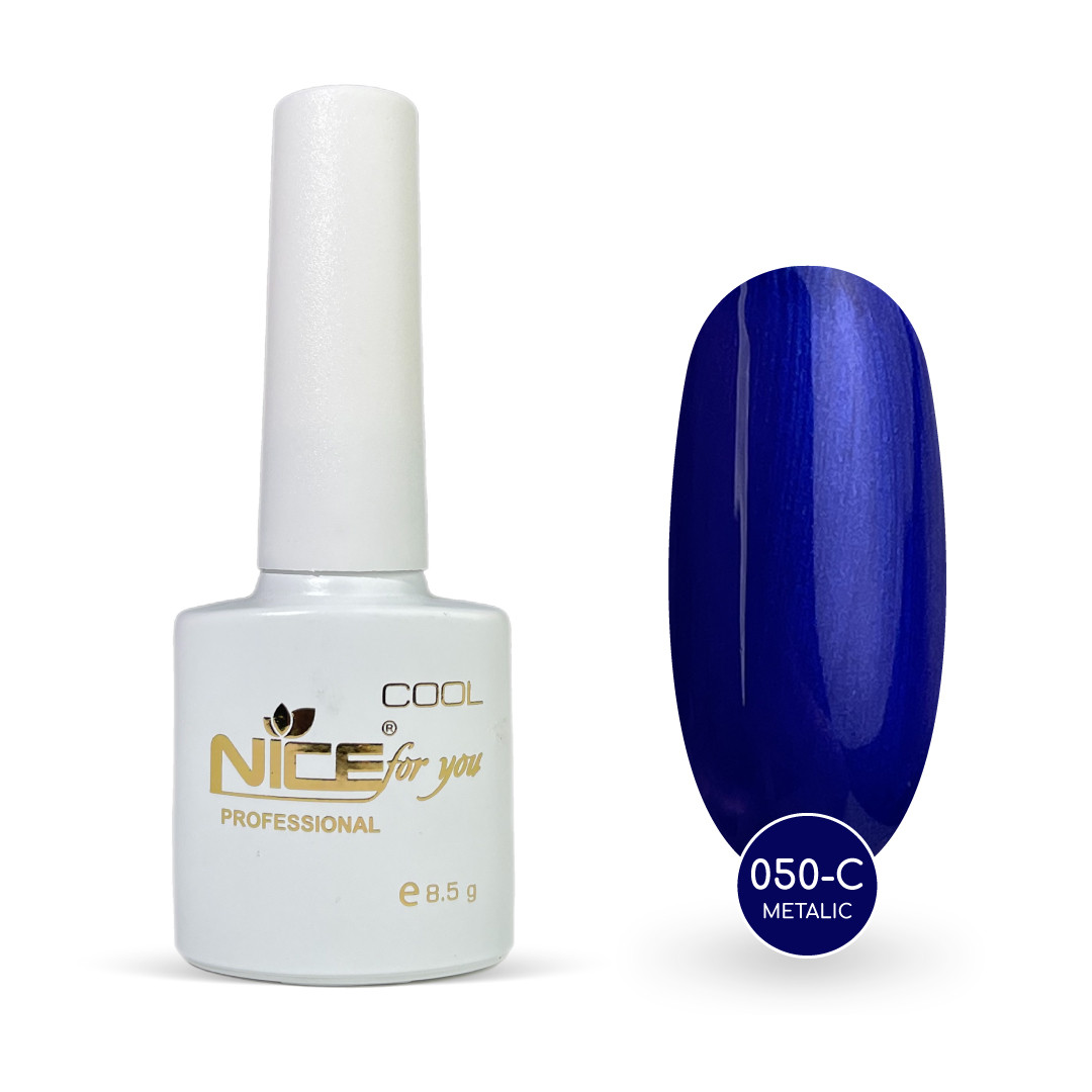 Гель-лак Nice for you Metalic Cool 050-С Ультрамарин 8.5 г