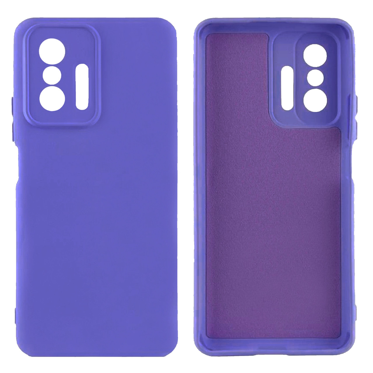 Чохол Silicone case Camera Protective для Xiaomi Mi 11T (07) фіолетовий Ultraviolet, фото 1