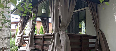 Зовнішні штори в кафе, ресторан, павільйон, вуличний вендинг, фастфуд, барбершоп