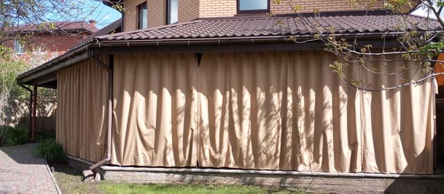 штори для пляжного кафе ресторана севастопіль сыртқы перделер