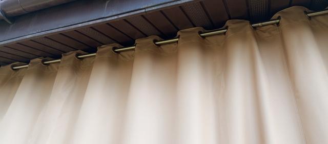 штори у вуличний маф штори на відкриту конструкцію