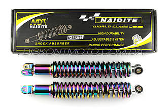 Амортизатори на китайський скутер GY6, Honda DIO ZX 330 mm, стандартні, м'які NDT (плазма)