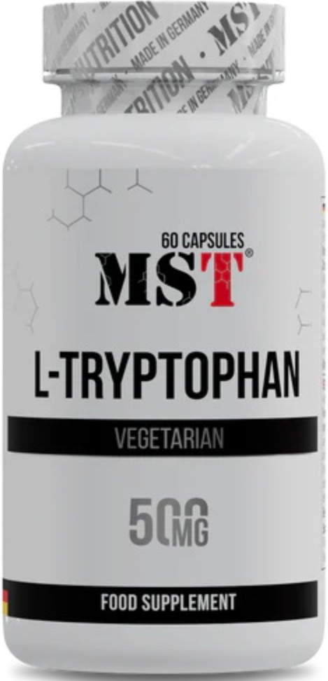 Триптофан MST L-Tryptophan 500 mg 60 caps, фото 1