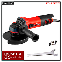 Болгарка 1300 Вт Кутова шліфувальна машина Start Pro SAG-1300F 11000 об хв Диск 125 мм