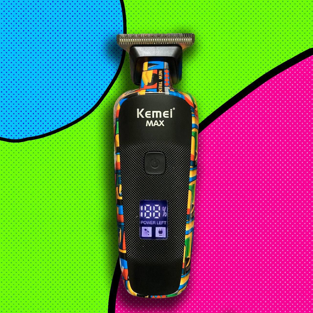 Супер Триммер для стрижки з насадками Kemei KM-MAX5090 в подарочной упаковке