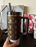 Термос термочашка Stanley Quencher H2.0 Tumbler з нержавіючої сталі  1,18 л KT6007805 solve, фото 4