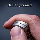 Антистрес спіннер DIGGER SILVER слайдер іграшка з металу фіджет клікер 3 в 1, фото 3