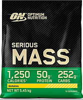 Гейнер для набору ваги (маси) Optimum Serious Mass 5,45 кг банан