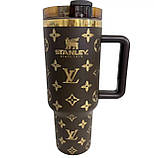 Термос термочашка Stanley Quencher H2.0 Tumbler з нержавіючої сталі  1,18 л KT6007805 solve, фото 3