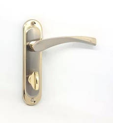 Рчка на планці Kedr 62.323 WC ( міжвісь 62 мм) матове золото/сатин