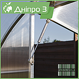 Теплиця "Дніпро-3" 3х10 м / профільна труба 20Х40 мм / стільниковий полікарбонат 10 мм PREMIUM, фото 6