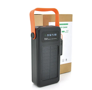 Портативний зарядний пристрій Power Bank "Solar Energy" на 50000mAh, чорний