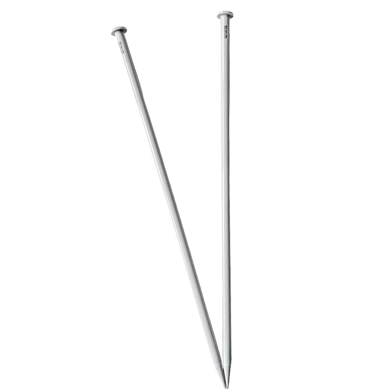 Прямі спиці пластик 40 см №10 мм, фото 1